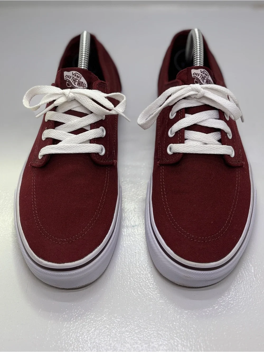 Vans Authentic Port Royale Burgundy Canvas Skate Shoes Men’s 9 Women’s 10.5